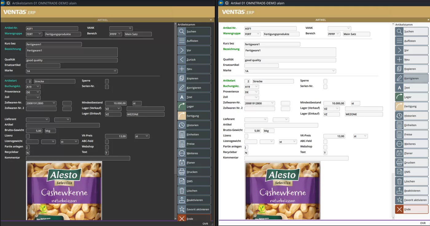 Light and dark mode